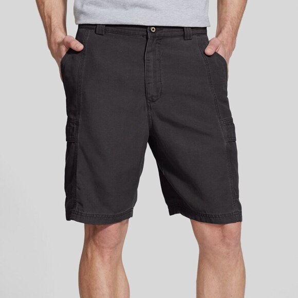 Tommy Bahama Cargo Shorts Relax Key Grip 9.5-inch Blue Flat Front Size 42 #TR808 - Picture 1 of 12